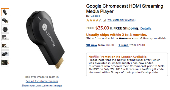 Chromecast Amazon