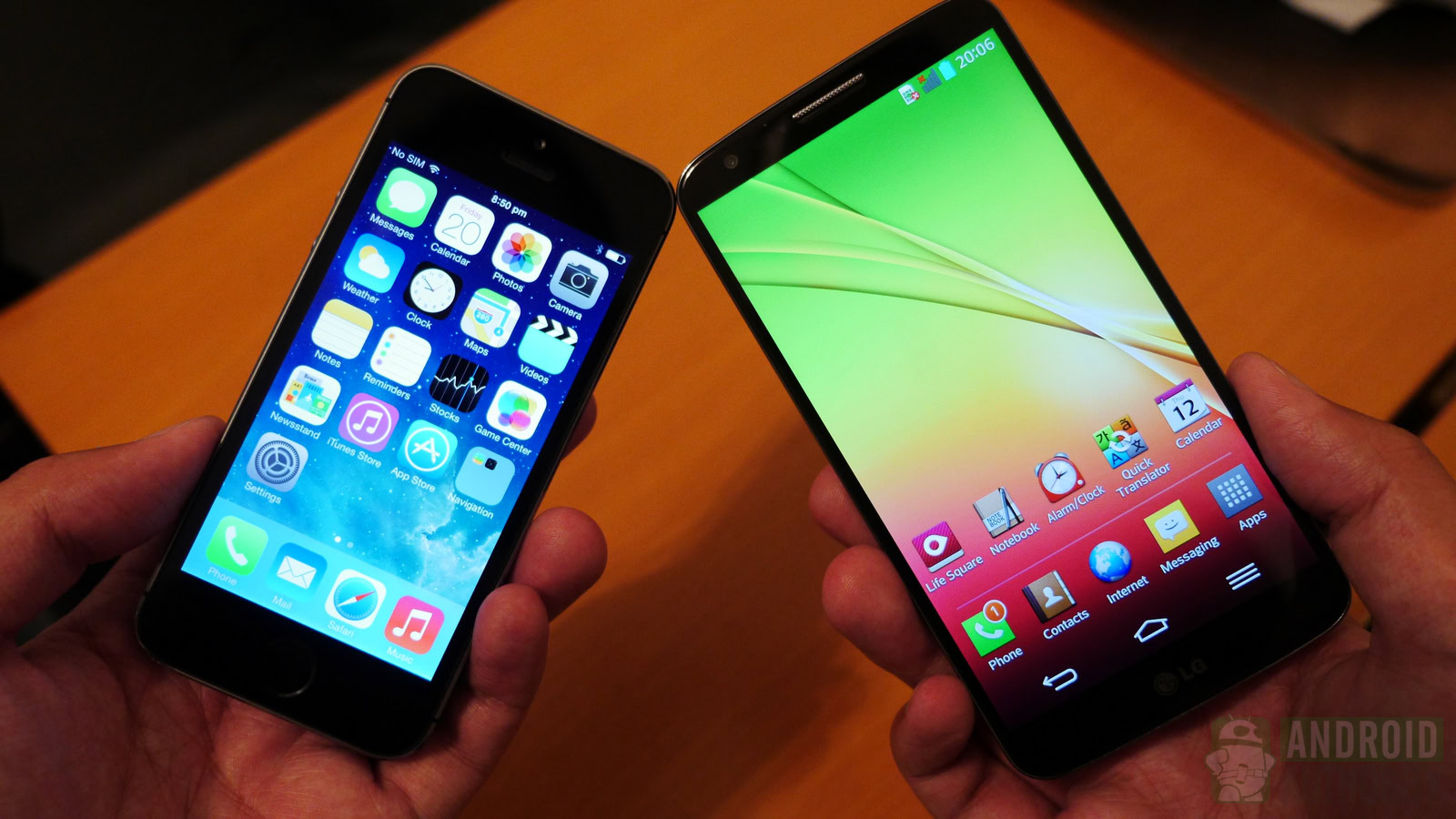 Apple iPhone 5s vs LG G2 aa 13