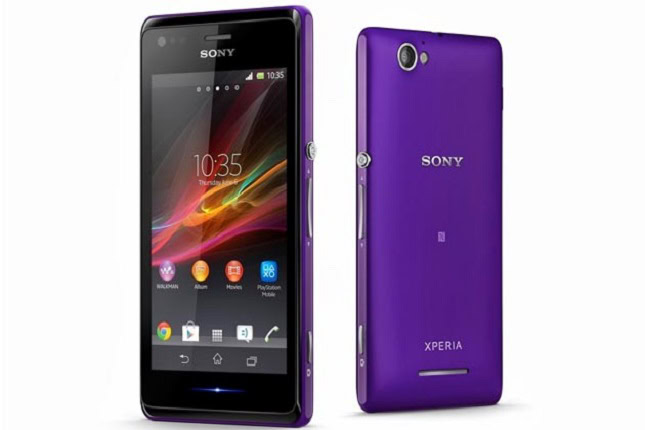 Sony Xperia M Purple new android phones