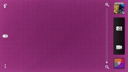 htc purple tint camera