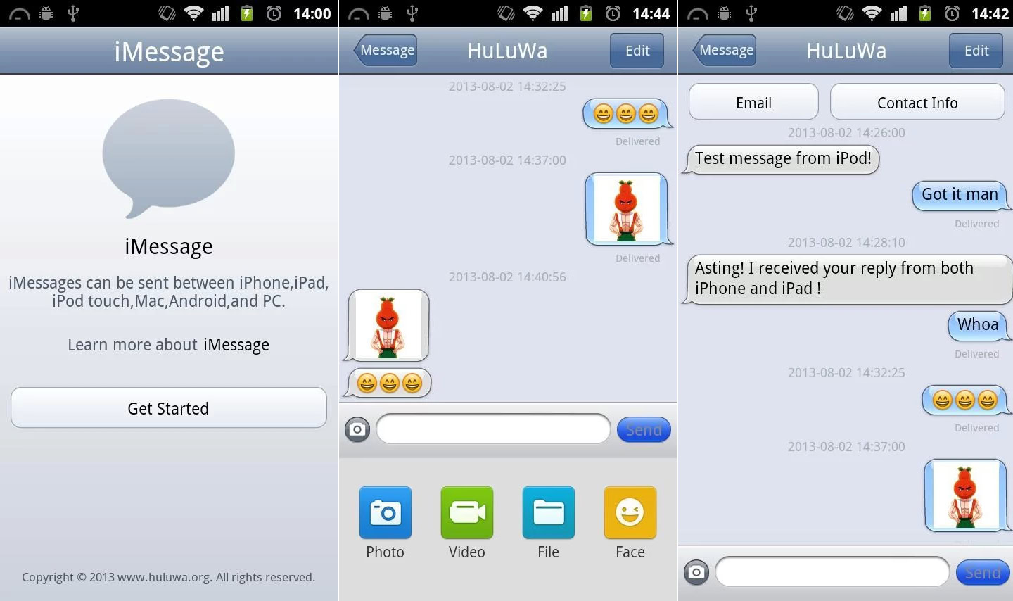 imessage chat Android