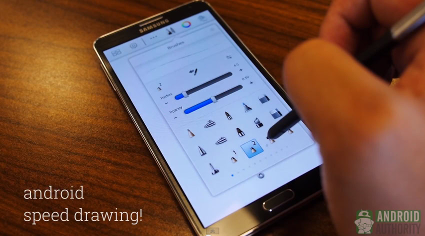 Galaxy Note 3 S Pen sketchbook