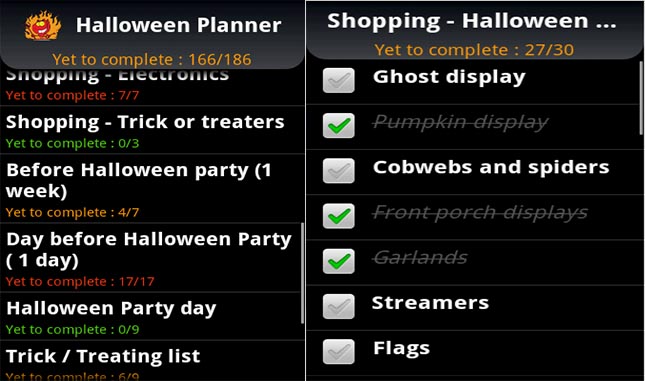 Halloween Planner - halloween apps for android