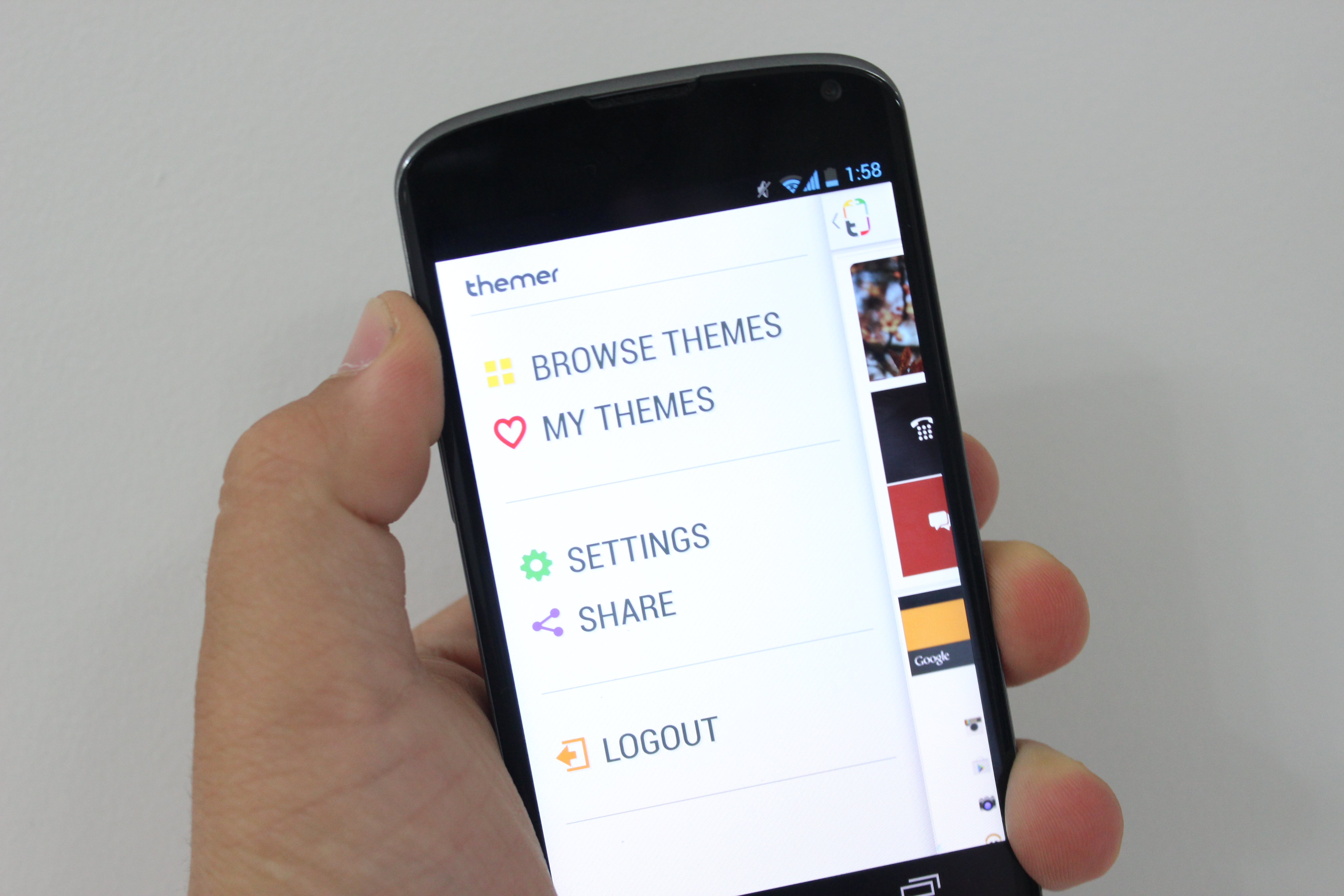 Themer Beta Review - Setting themes (2)