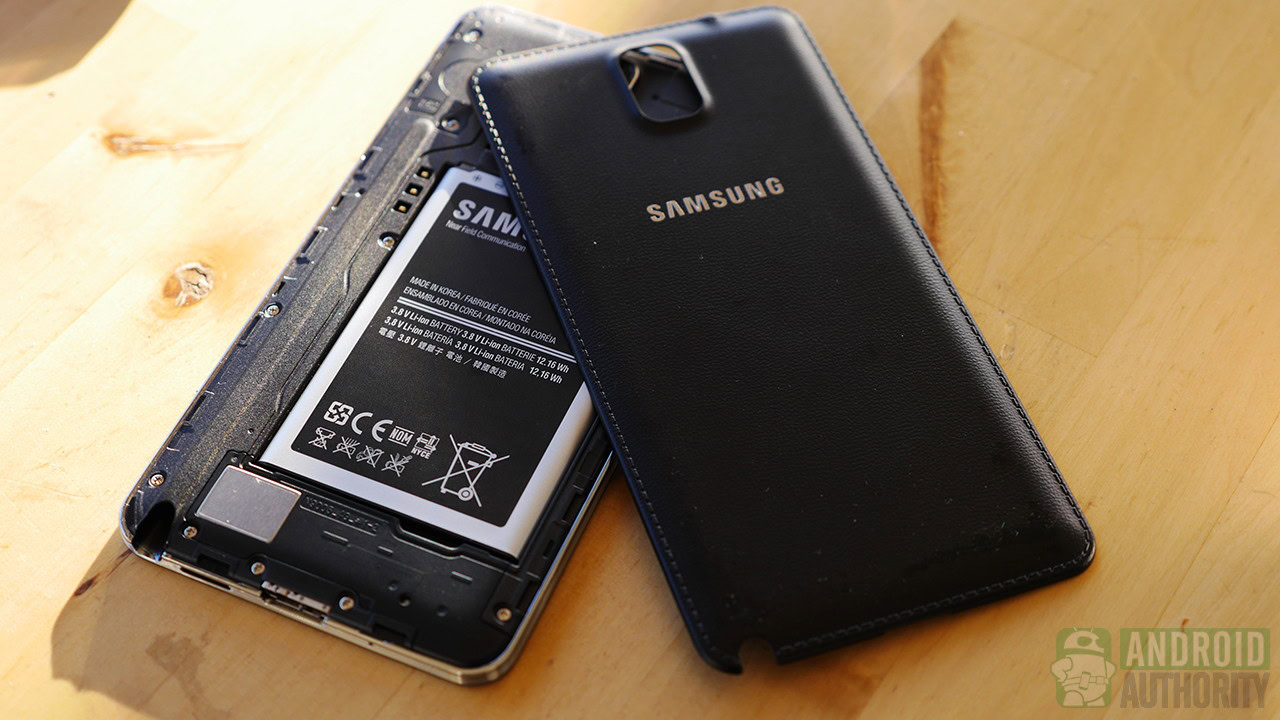 Samsung Galaxy Note 3 jet black battery aa 2