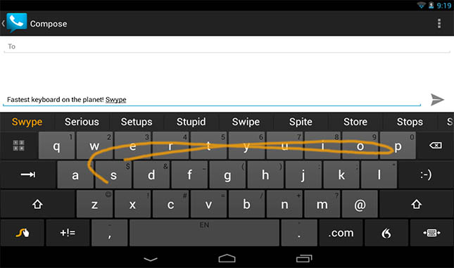 Swype Best HTC One Apps