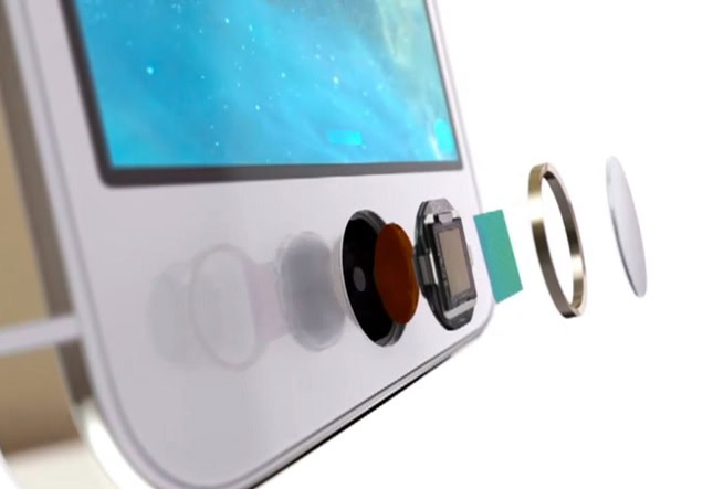 iPhone touchID fingerprint scanner