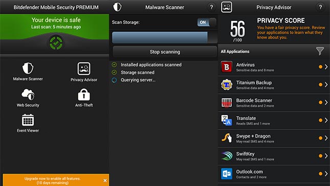 bitdefender mobile security &amp; antivirus - android antivirus