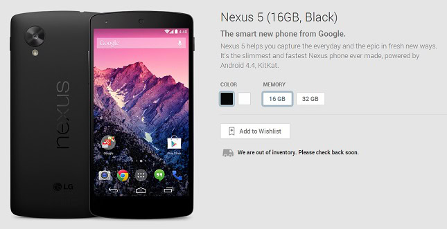 nexus-5-out-of-stock