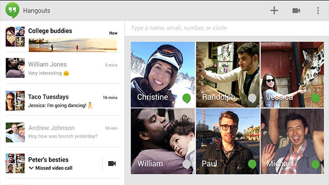 Google Hangouts best Android apps 2013