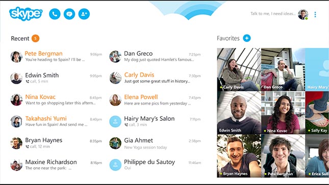 Skype Android apps
