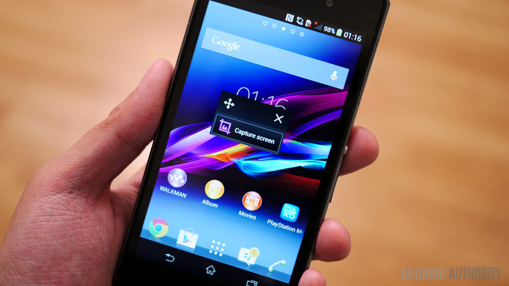 How To Make Screenshot On Sony Xperia Z1 Sony Xperia Z1 : How to take a screenshot