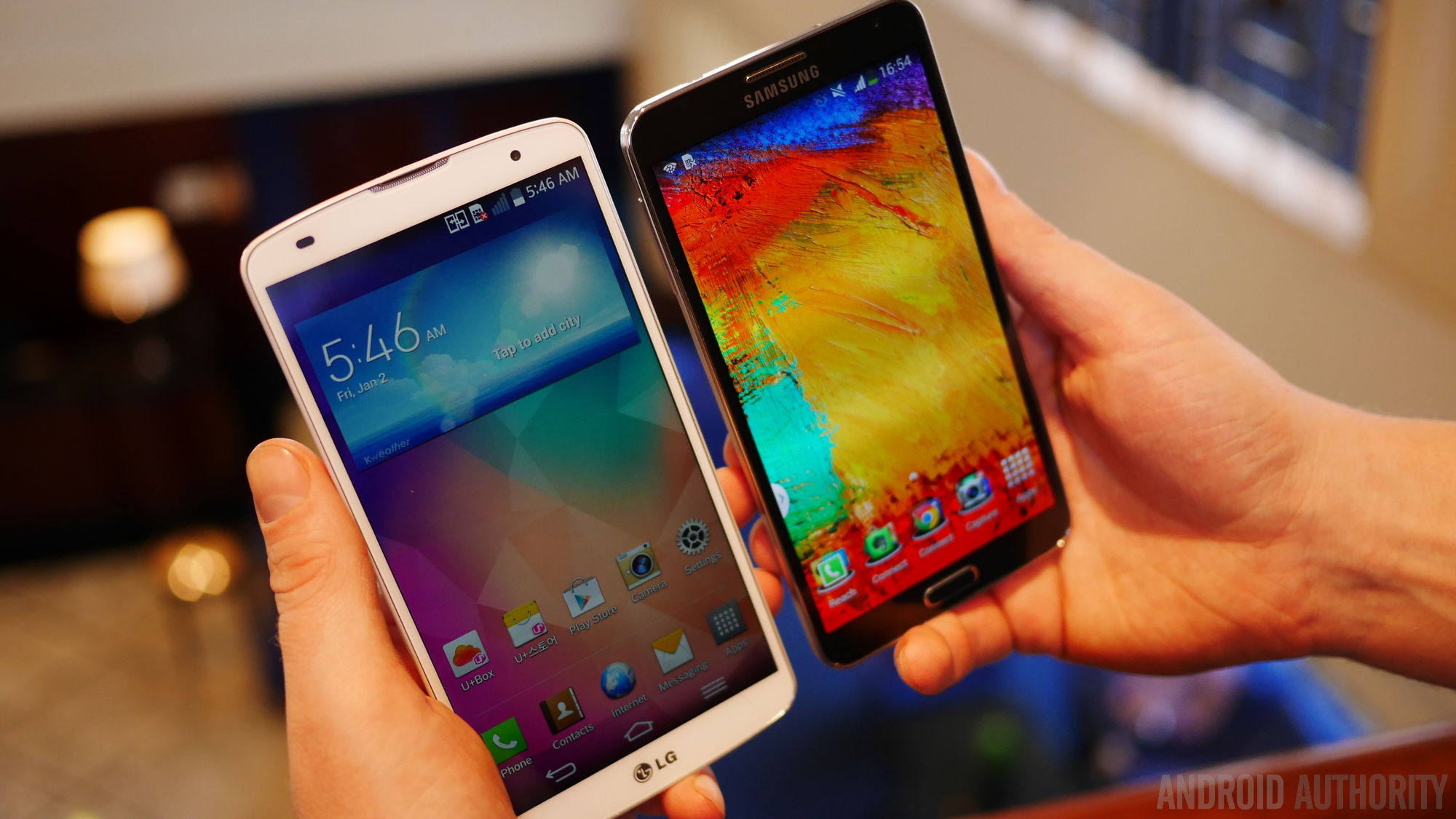 LG G Pro 2 vs Samsung Galaxy Note 3 aa x 2
