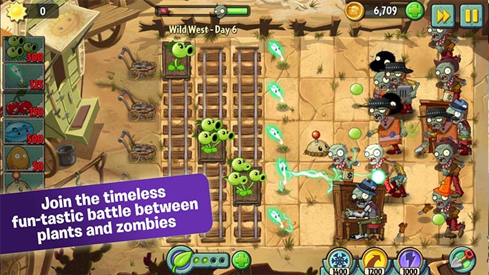 Plants vs Zombies 2 android apps