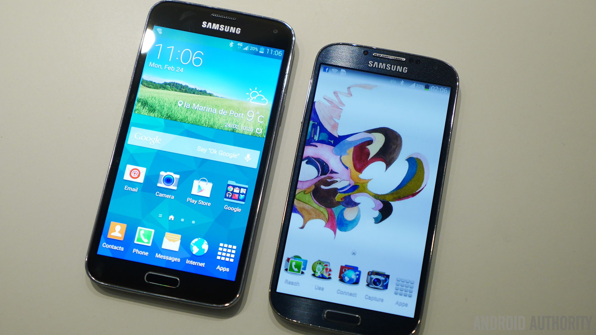 Samsung galaxy s5 vs galaxy s4 aa 2