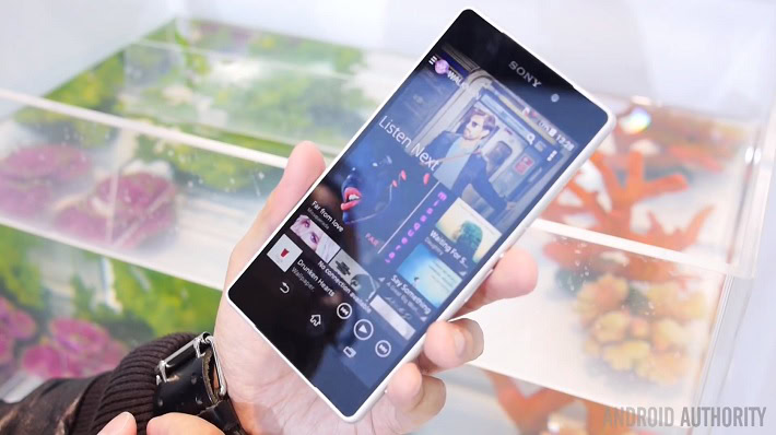 Sony Xperia Z2 walkman Live Colour LED