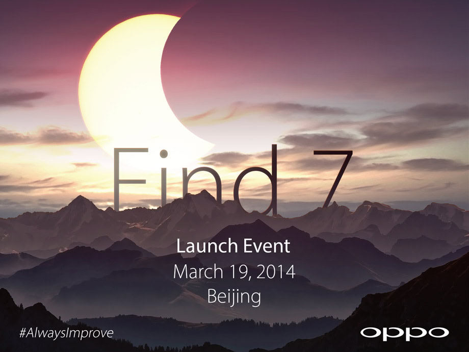 oppo find 7 launch event