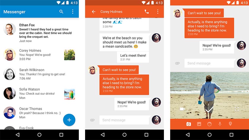 Google Messenger best sms apps for android