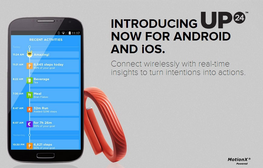 Jawbone UP24 android