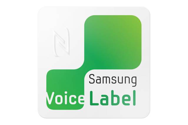 samsung voice label