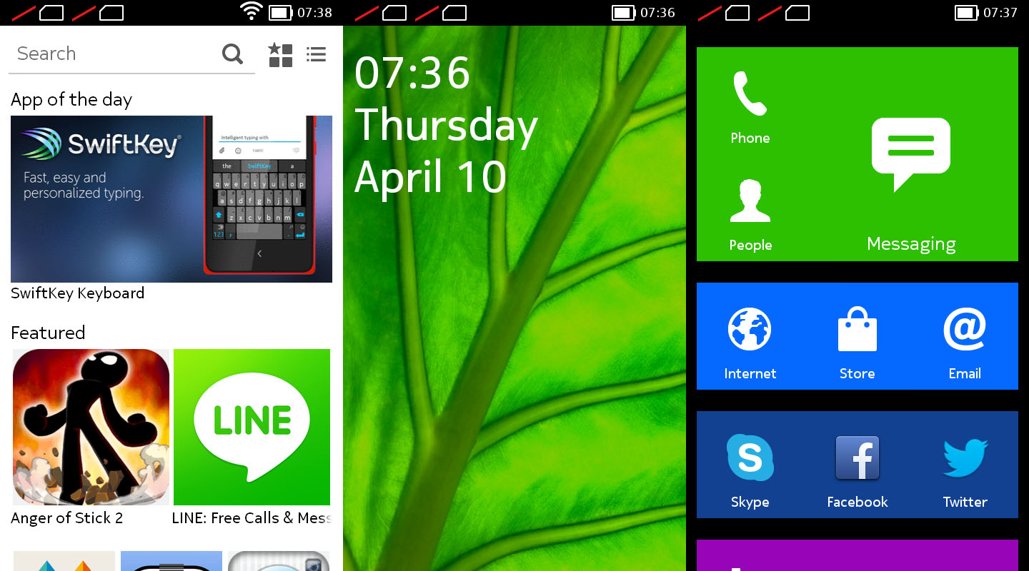Nokia X Android UI