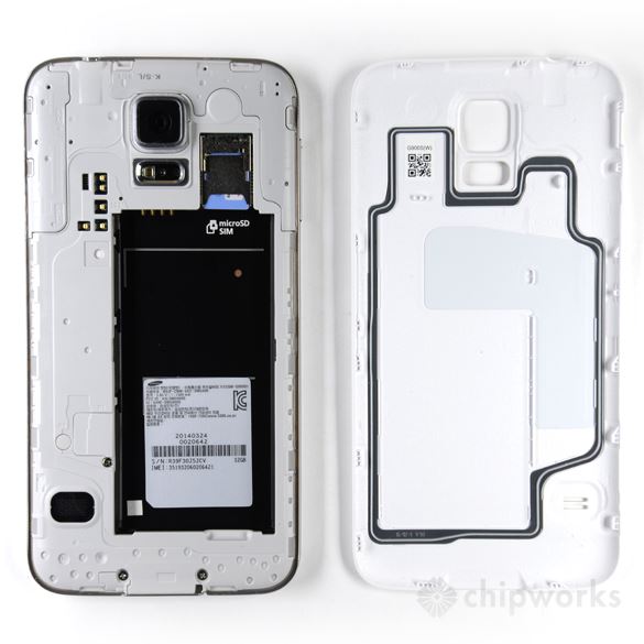 Samsumg Galaxy S5 teardown 1