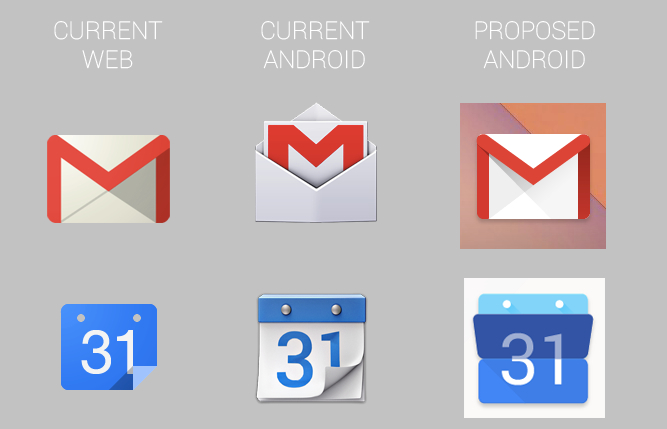 android icons redesign