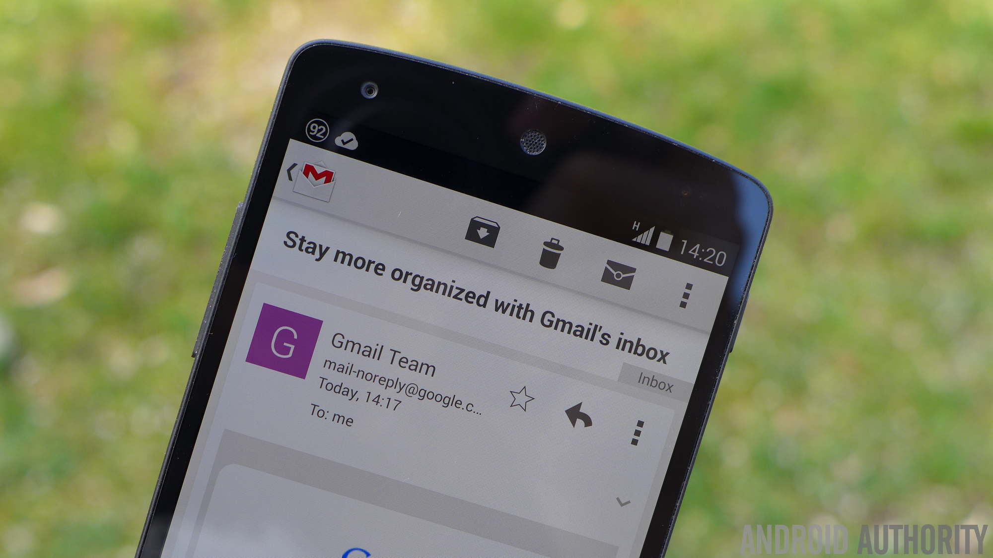 google gmail nexus 5 1