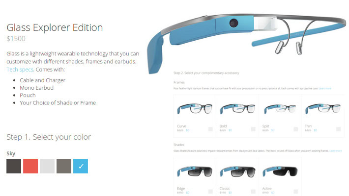 Google Glass Open Beta Store