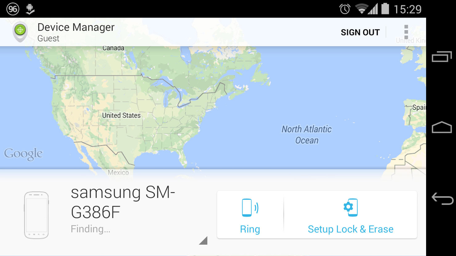 android device manager guest mode