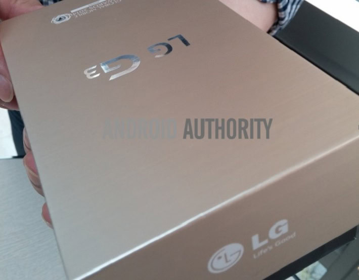 LG G3 box