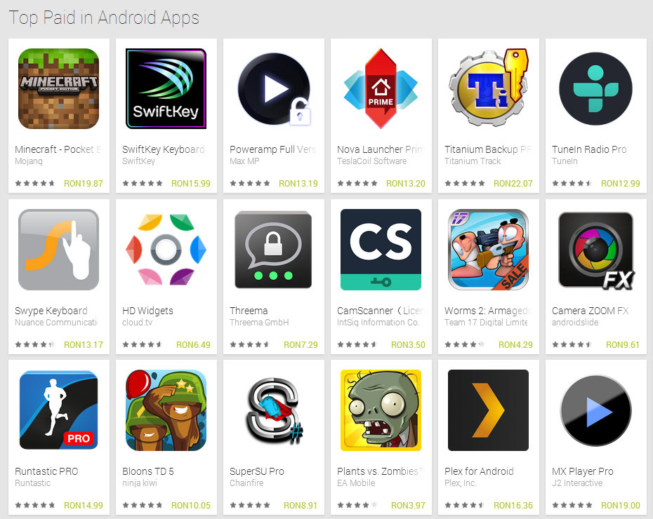 top paid apps android