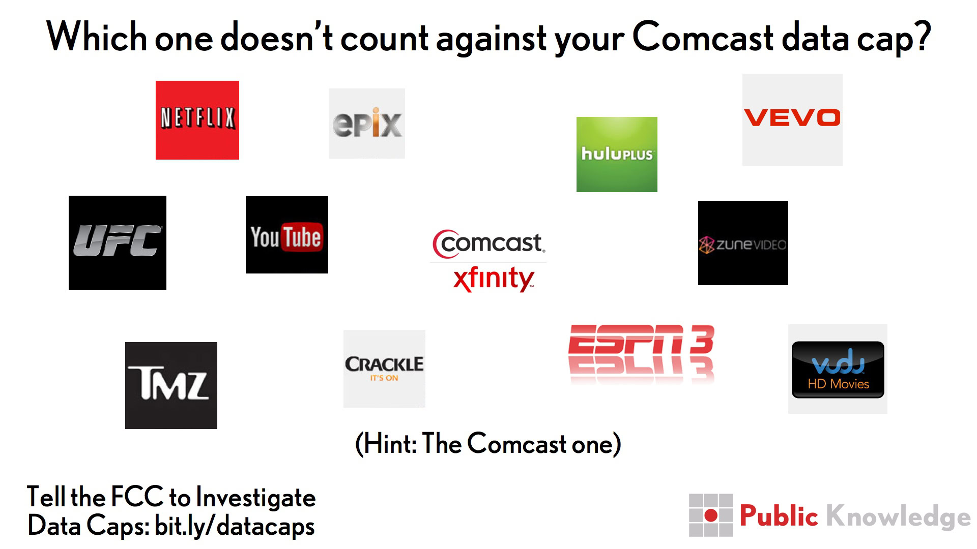 Comcast priority graphic