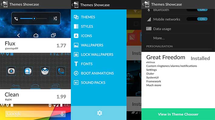 CyanogenMod Theme Showcase Android apps