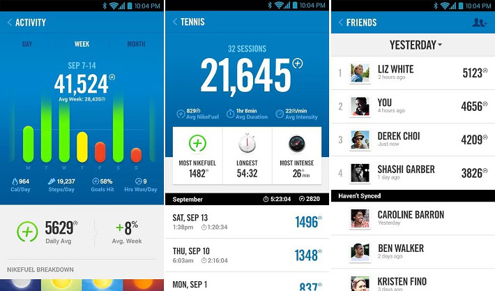 Bendecir conductor Fuera de borda Nike Fuelband app arrives to Android, arguably too little too late