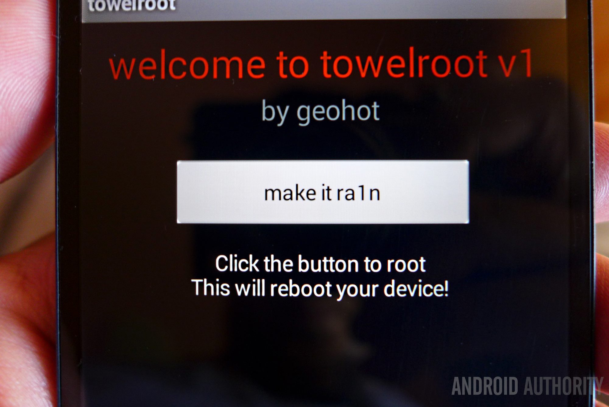 towelroot geohot