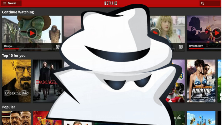 Netflix Incognito Privacy Mode