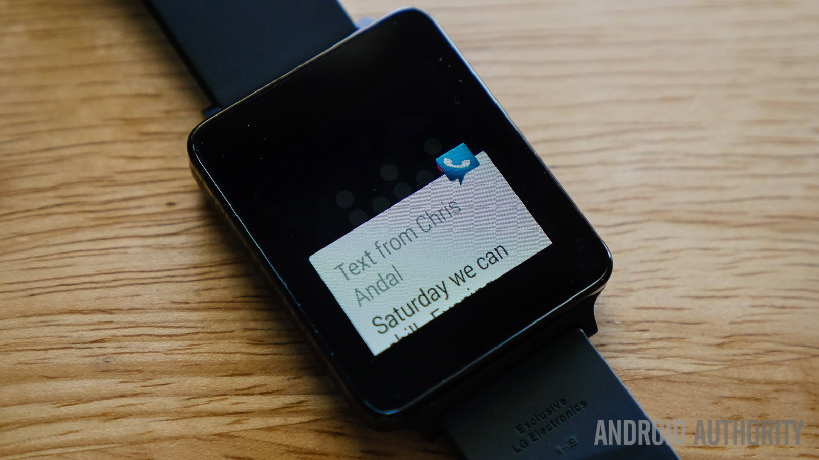 Android wear smartwatch