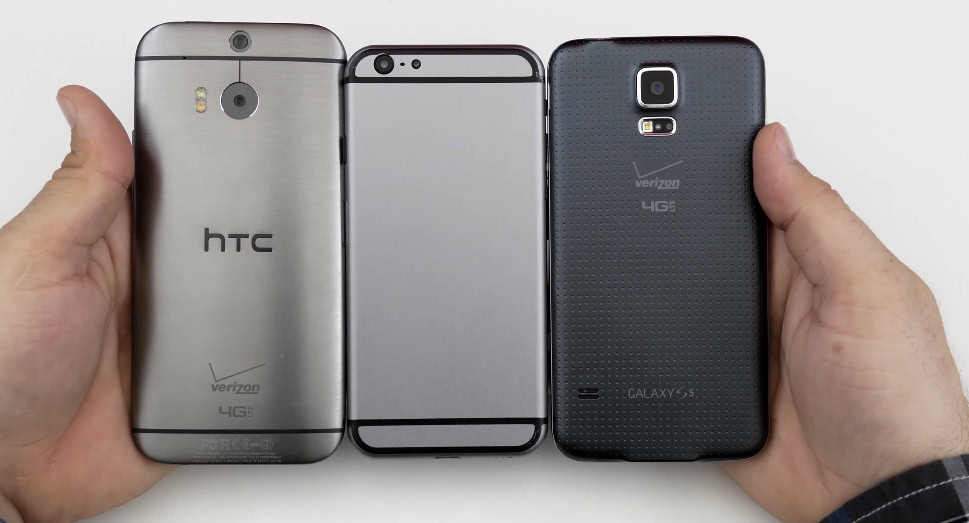 Detailed iPhone 6 (Mockup) vs HTC One M8 And Samsung Galaxy S5 4K Video - YouT 001606