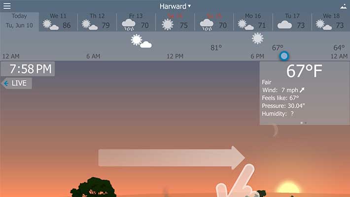 YoWindow Free Weather screenshot