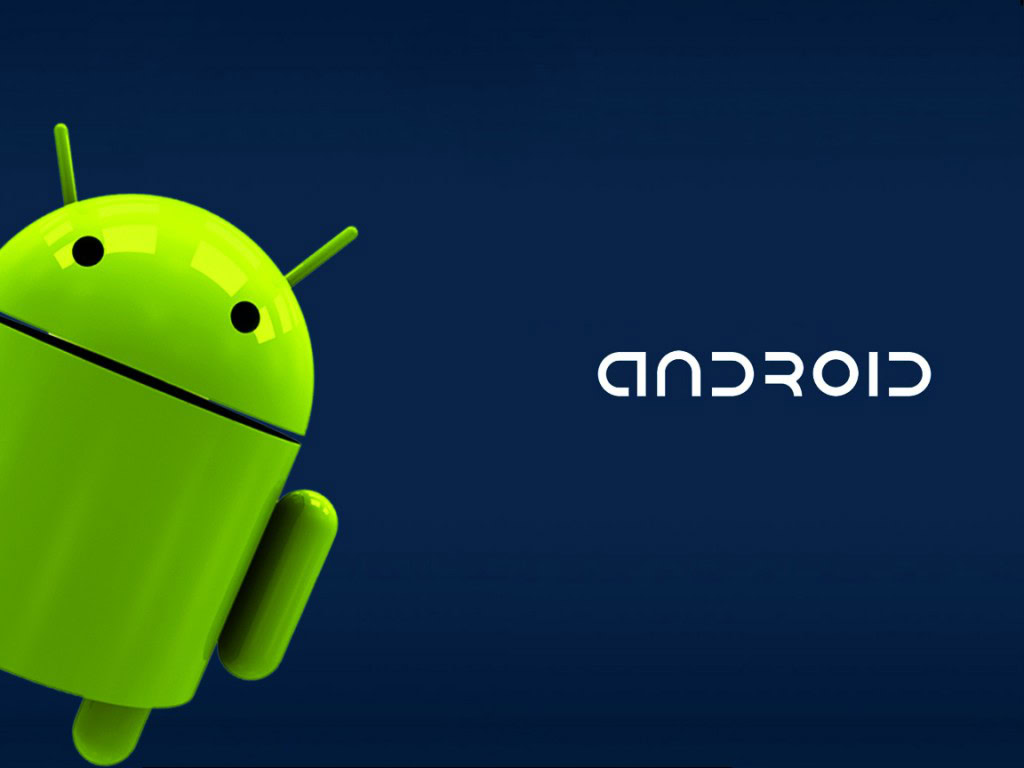 android blue background