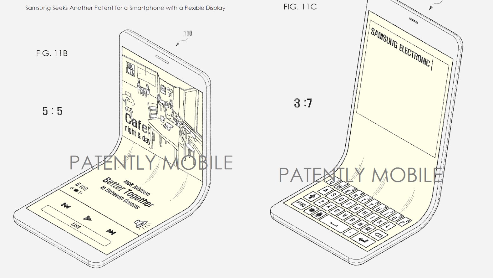 samsung flexible display patent