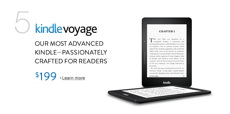 Amazon Kindle Voyage e-paper reader