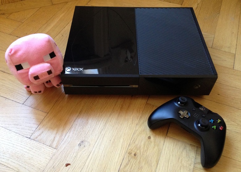 Minecraft pig and Xbox