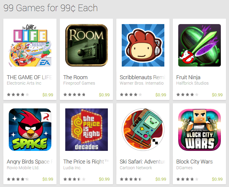 99 games apps
