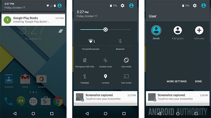 Android Lollipop notifications