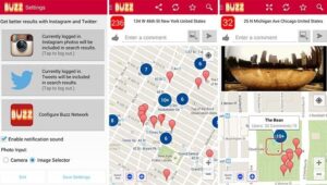 Buzz Social Networking Map - Indie app of the day