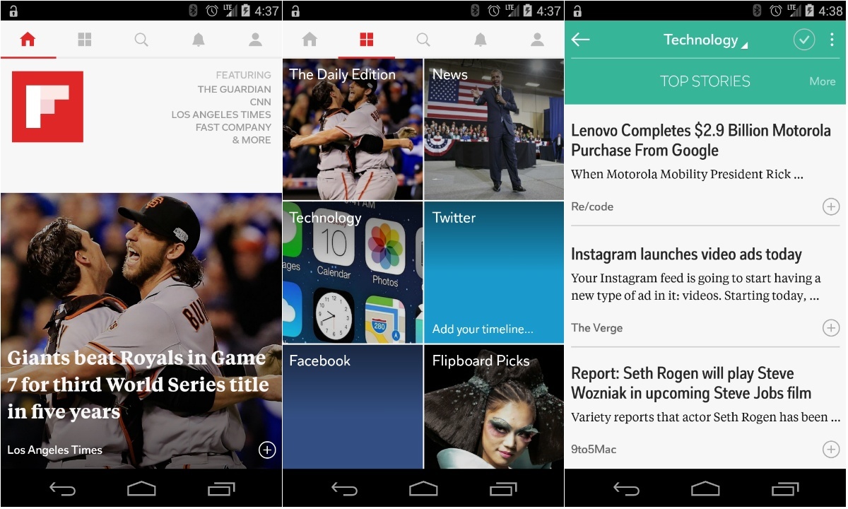 Flipboard best Android news apps