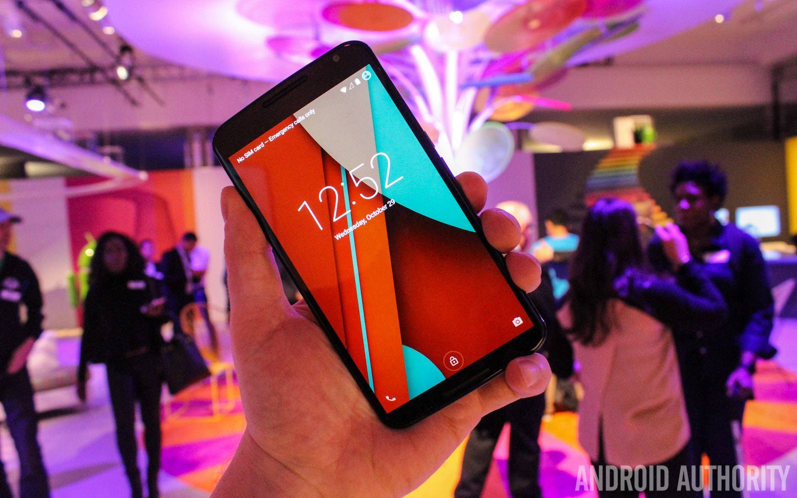 Google Motorola Nexus 6 Hands on Android 5.0 Lollipop -1