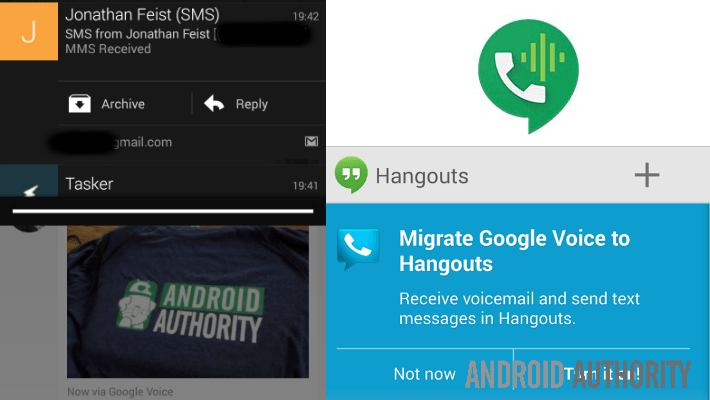 Google Voice Hangouts MMS
